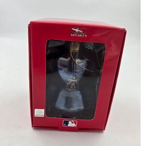 Los Angeles Angels Cap Glass Ornament SC Sports